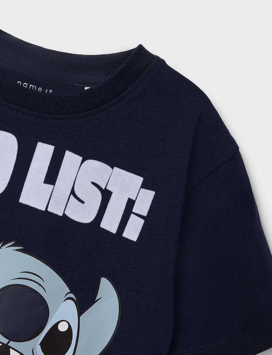 name it - NMMJUDD STITCH NREG SS TOP WDI - kortærmede t-shirts - navy blazer - 3