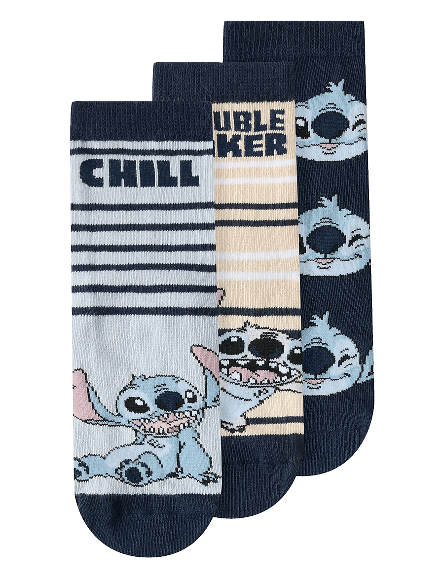 name it - NMMJERMAINE STITCH 3P SOCK WDI - strømper - dusty blue - 1