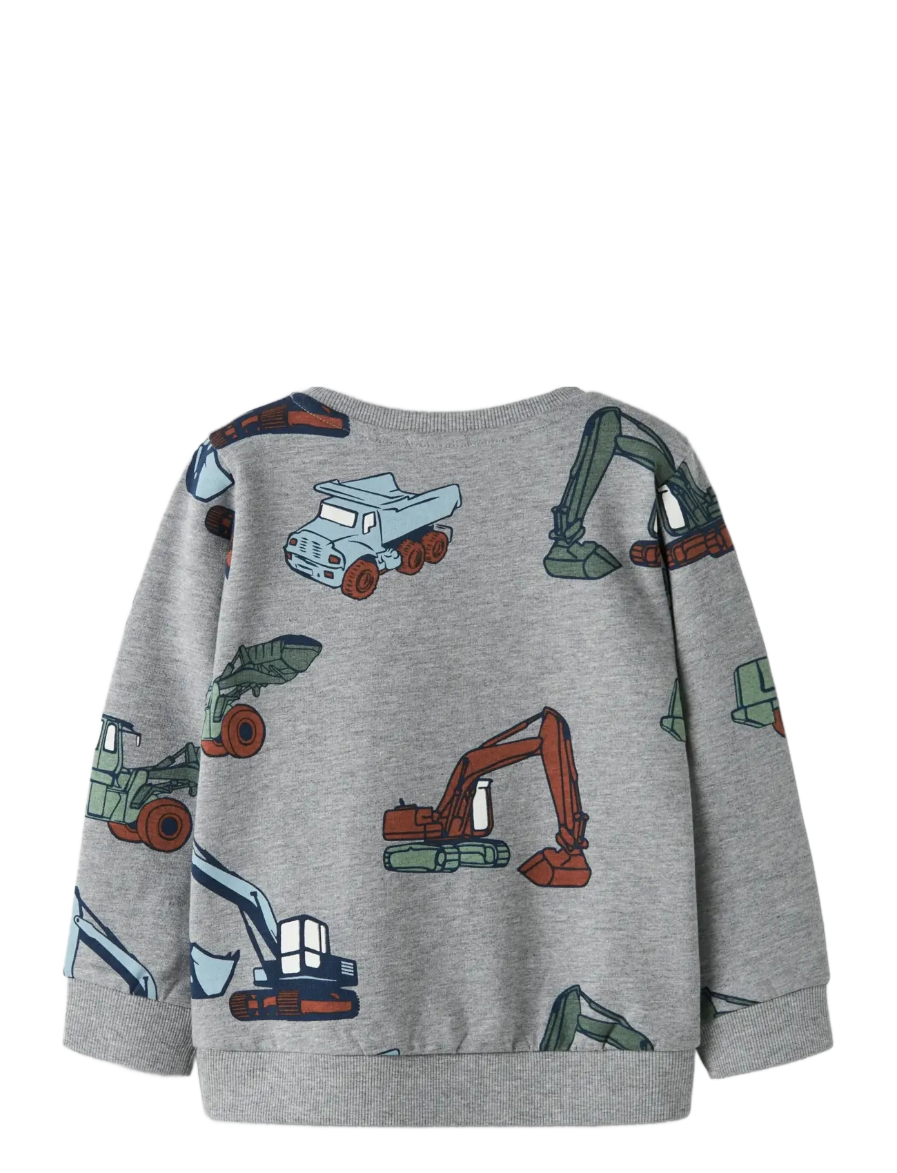 name it - NMMNENEAN LS SWE BRU PB - sweatshirts - grey melange - 2