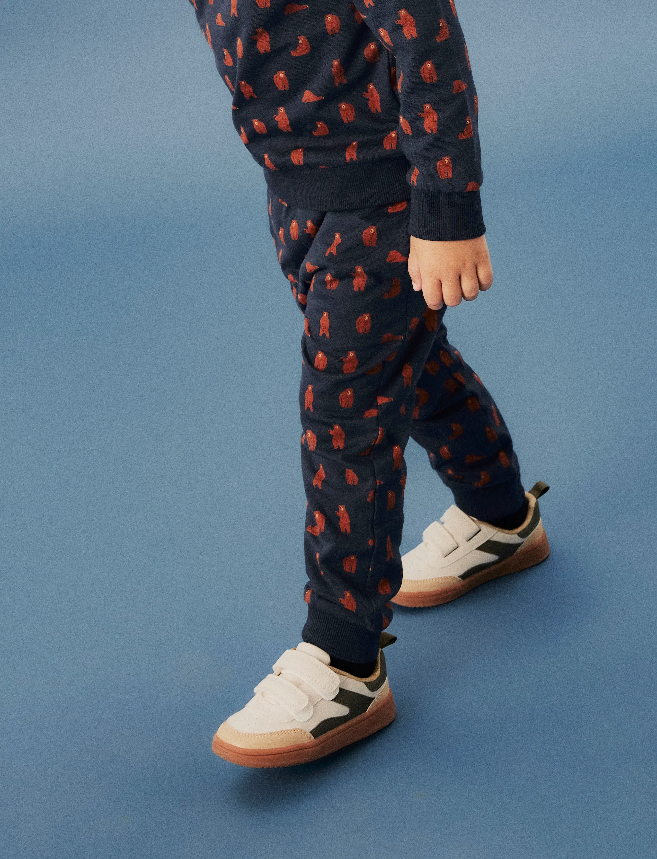 name it - NMMNENEAN SWE PANT BRU PB - verryttelyhousut - mood indigo - 3