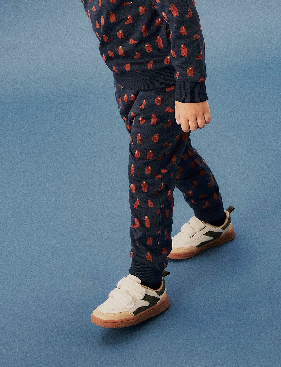 name it - NMMNENEAN SWE PANT BRU PB - verryttelyhousut - mood indigo - 3