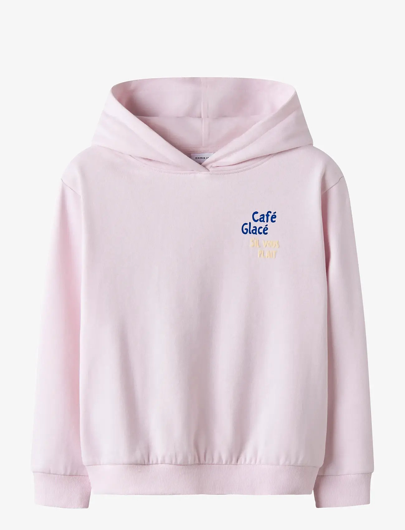 name it - NKFOFINA LS NREG WH SWE BRU PB - hættetrøjer - cradle pink - 1