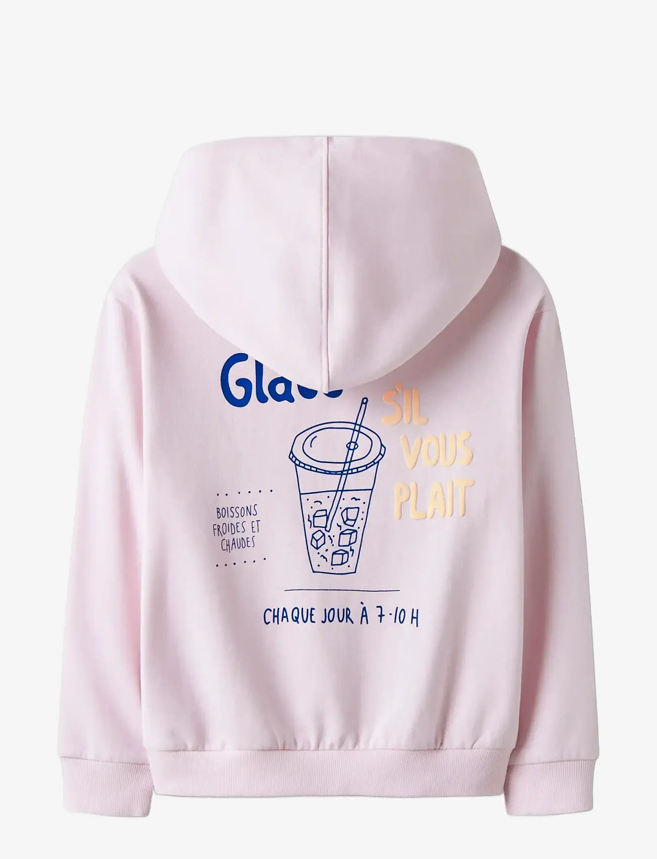 name it - NKFOFINA LS NREG WH SWE BRU PB - hættetrøjer - cradle pink - 2