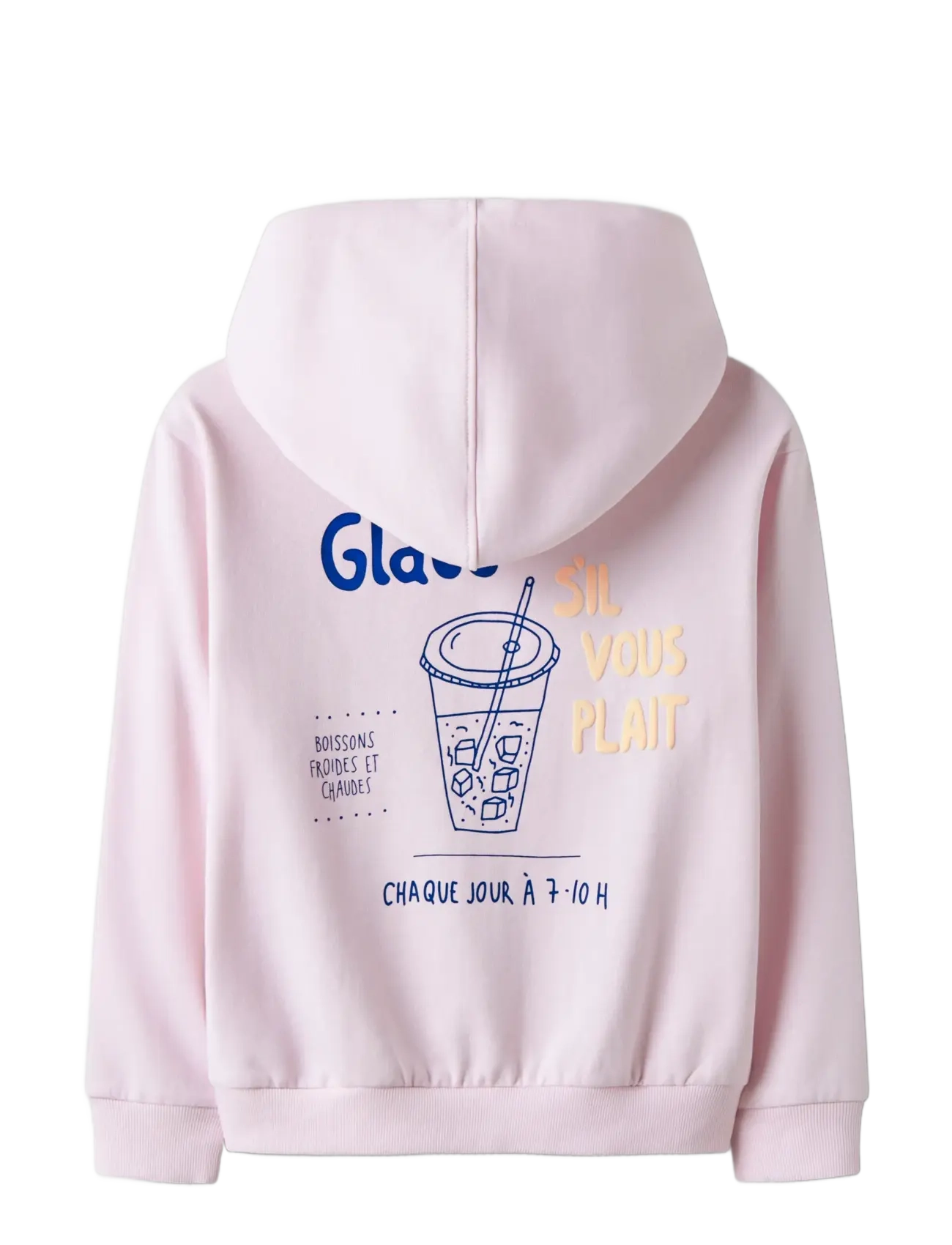 name it - NKFOFINA LS NREG WH SWE BRU PB - huvtröjor - cradle pink - 2