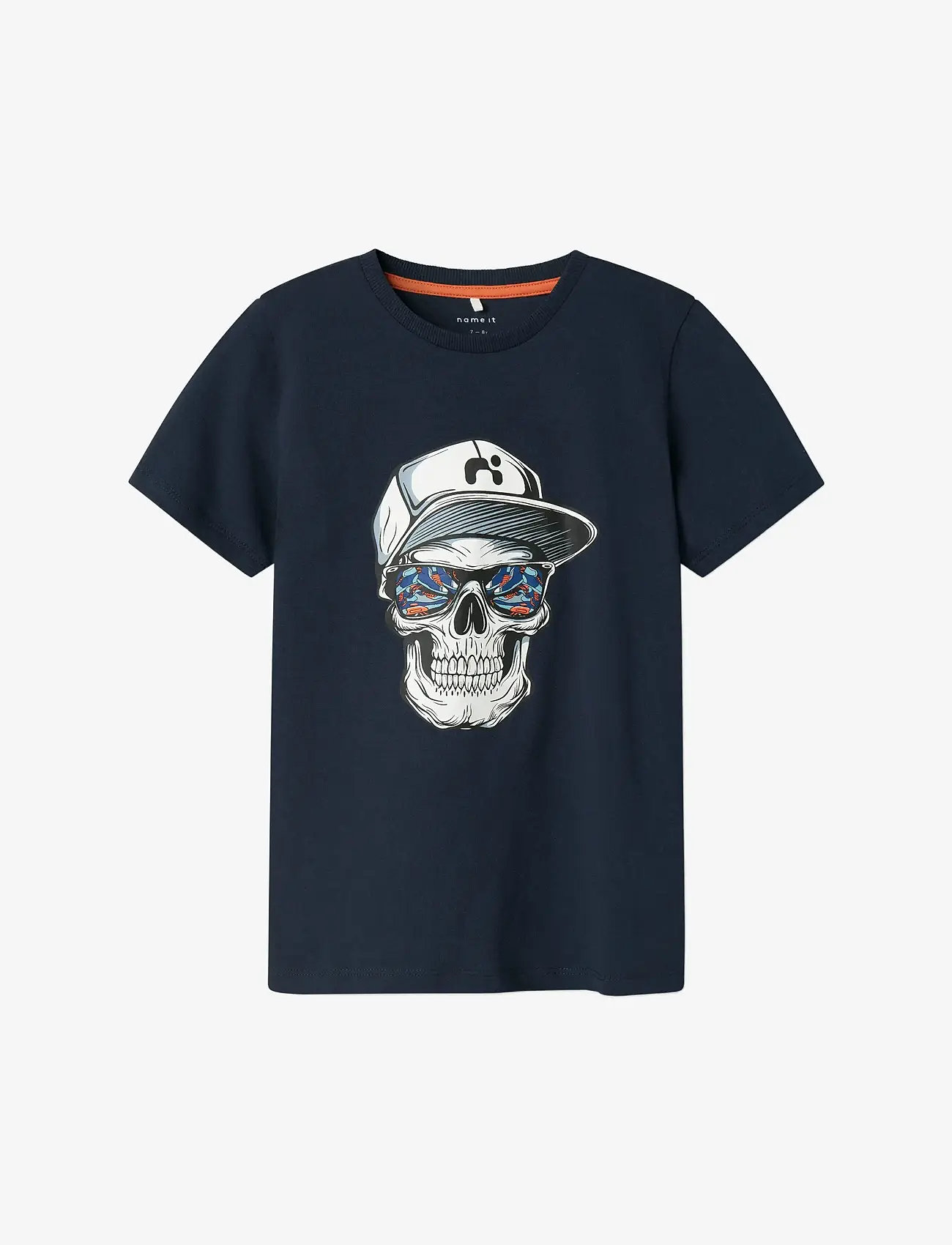 name it - NKMLORNE SS TOP - kortermede t-skjorter - navy blazer - 1