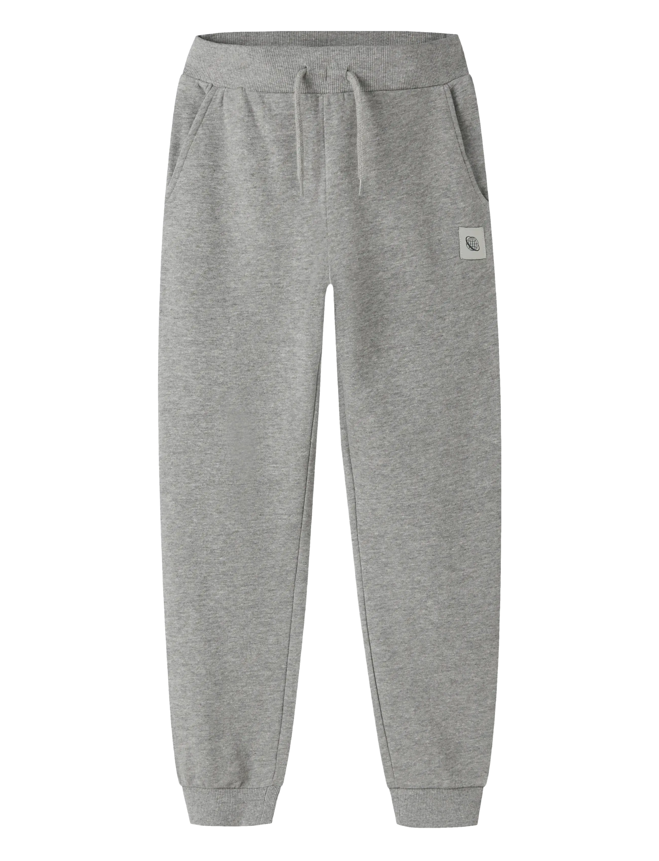 name it NKMNELLO NREG SWE PANT BRU PB - Tøj - GREY MELANGE / grey