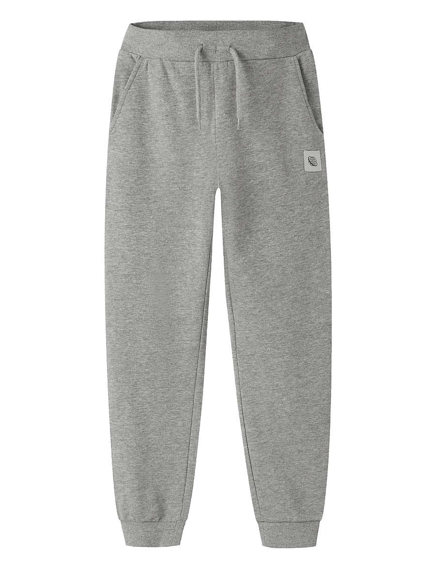 name it - NKMNELLO NREG SWE PANT BRU PB - jogginghosen - grey melange - 0