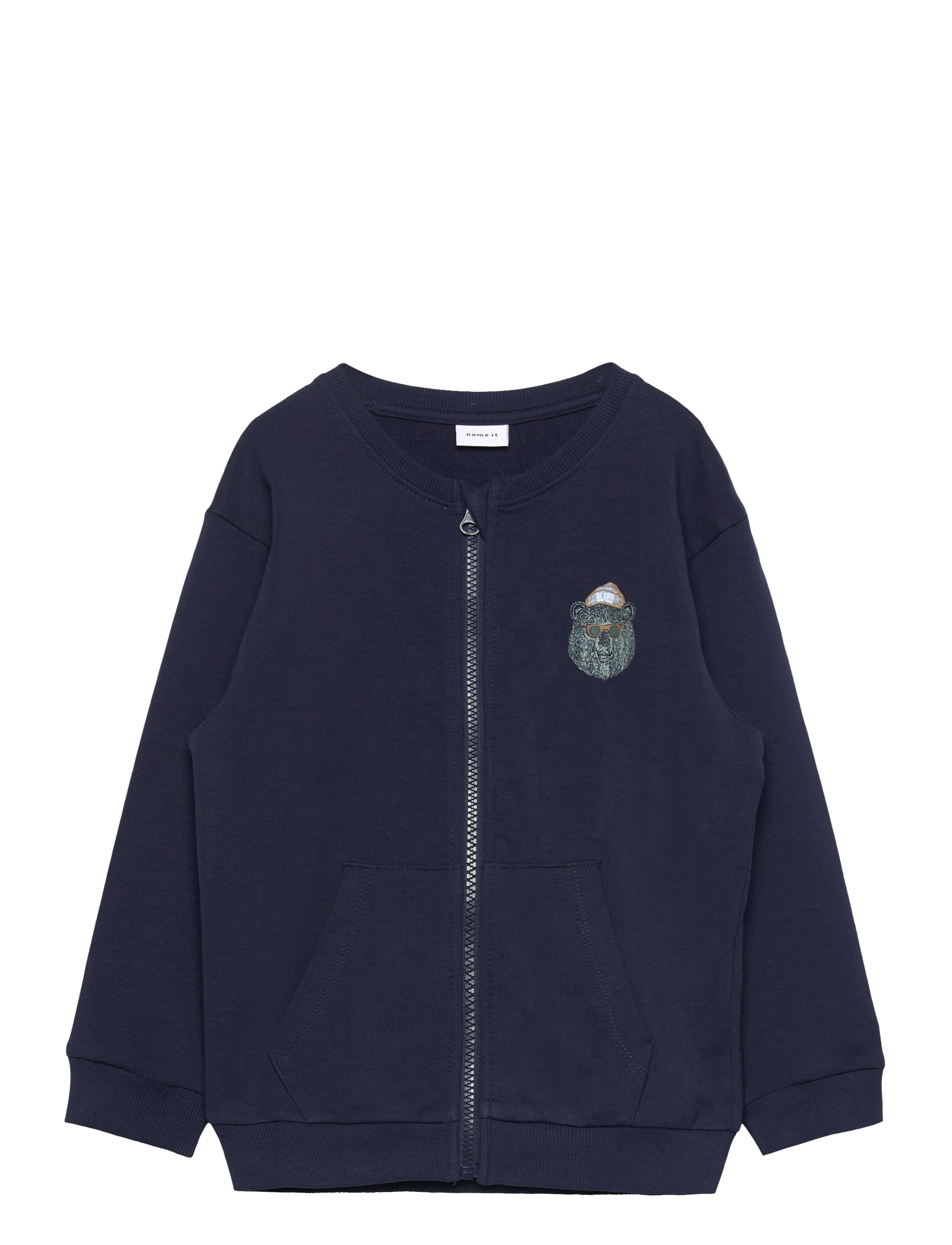 NAME IT Nmmlogan Ls Nreg Sweat Card Unb Navy - 86 - Kinder