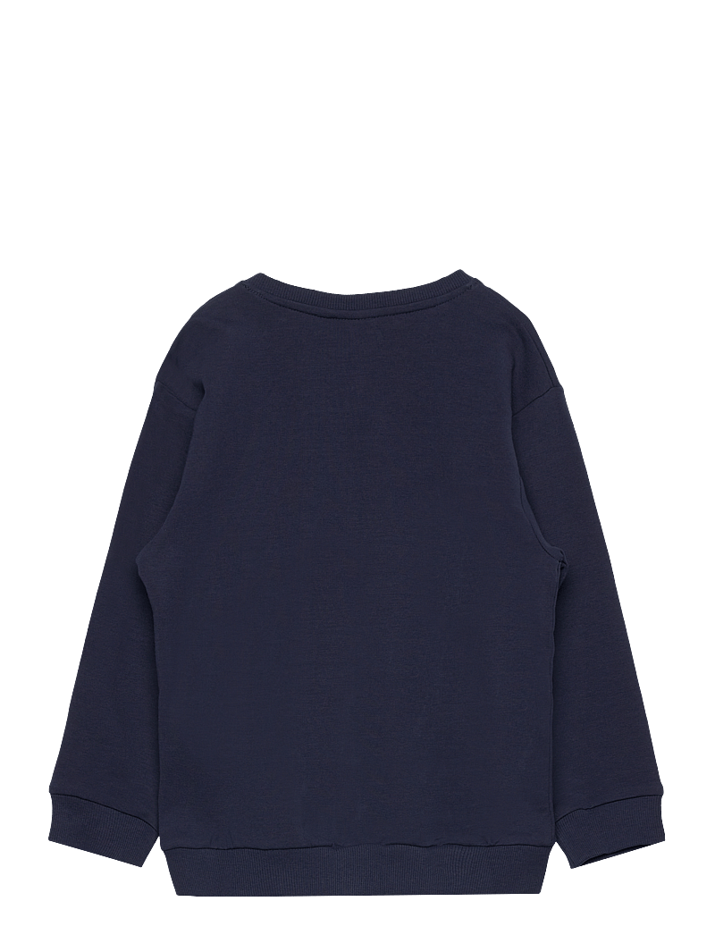 name it - NMMLOGAN LS NREG SWEAT CARD UNB - sweatshirts - navy blazer - 1