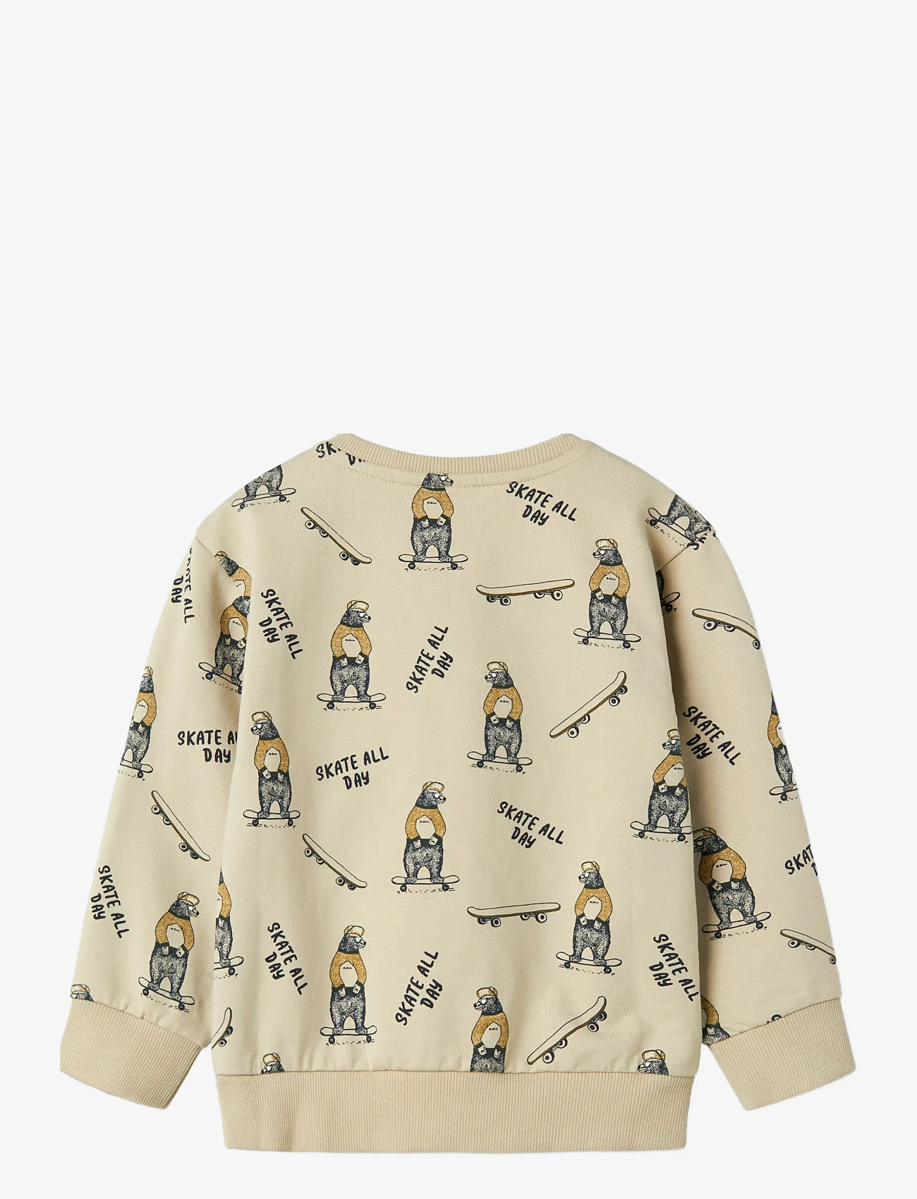 name it - NMMLOGAN LS NREG SWEAT CARD UNB - sweatshirts - peyote - 1