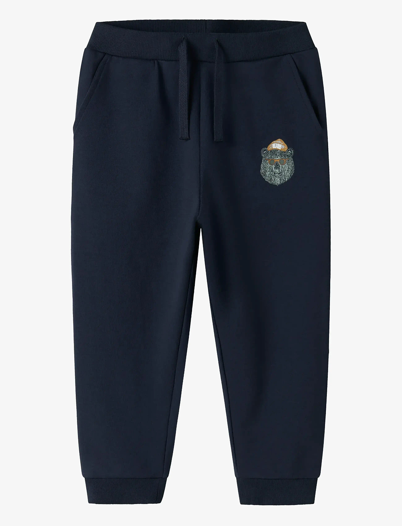name it - NMMLOGAN NREG SWEAT PANT UNB - sweatpants - navy blazer - 0
