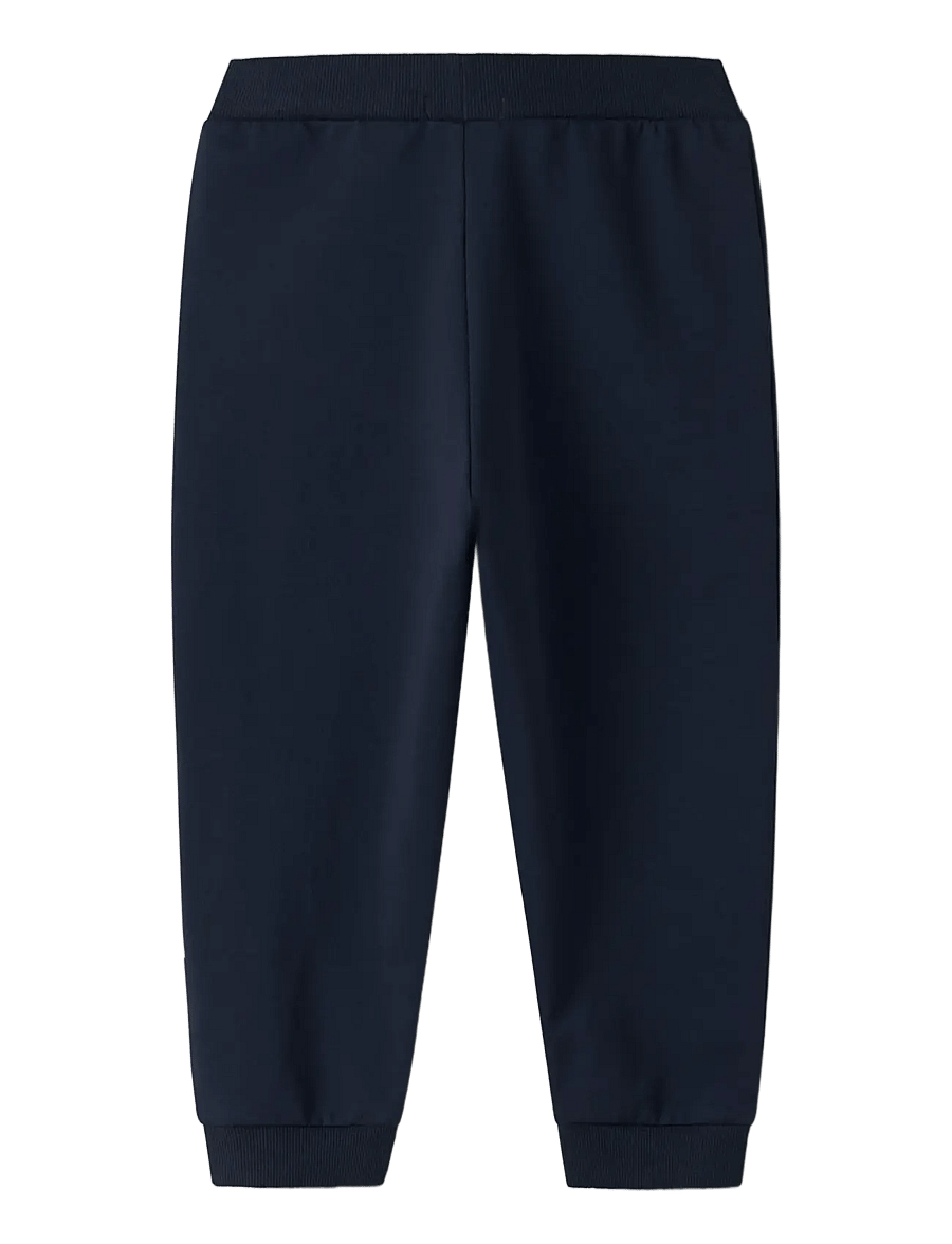name it - NMMLOGAN NREG SWEAT PANT UNB - mjukisbyxor - navy blazer - 2