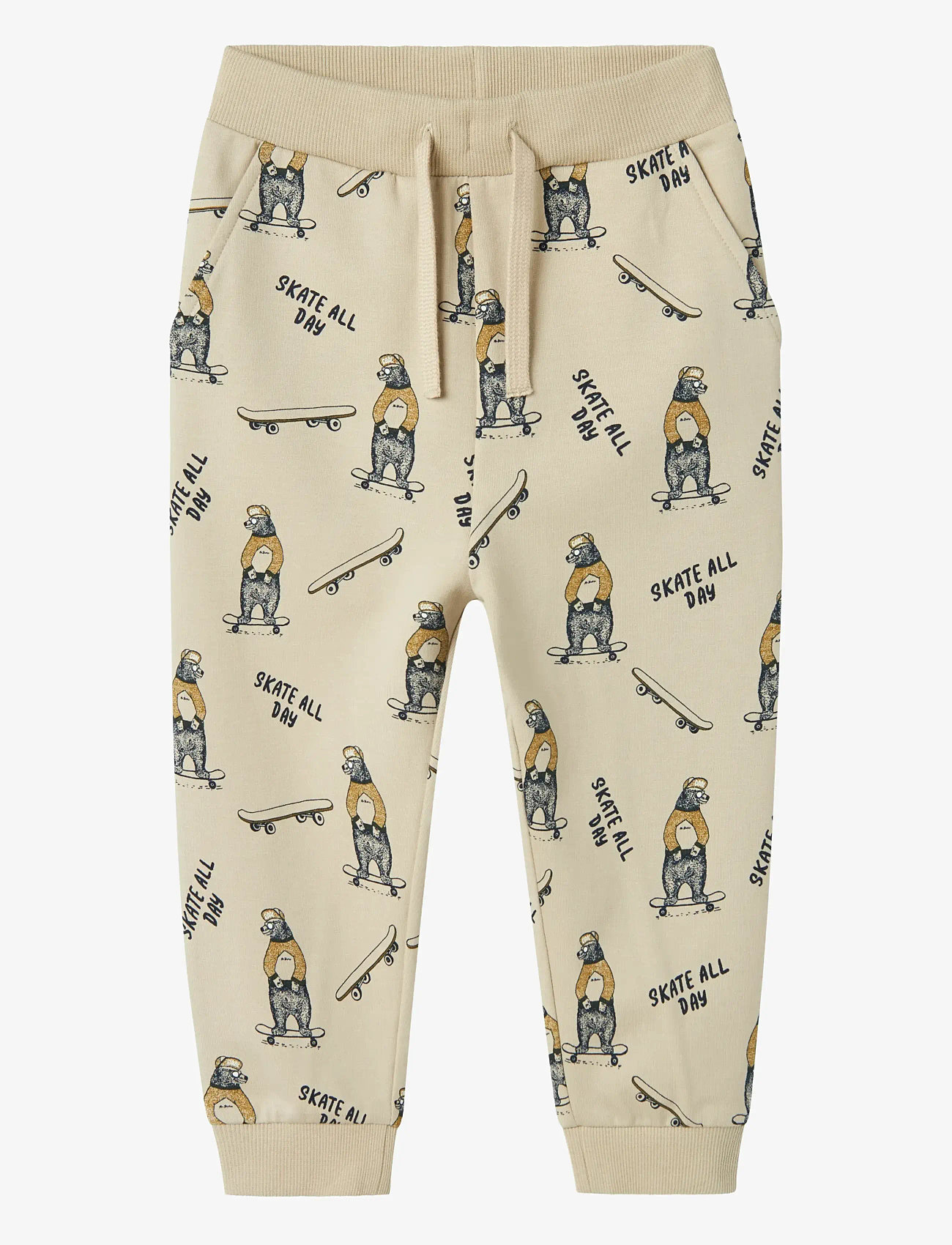 name it - NMMLOGAN NREG SWEAT PANT UNB - mjukisbyxor - peyote - 0