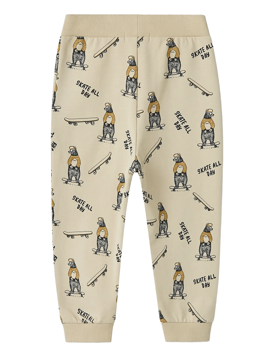 name it - NMMLOGAN NREG SWEAT PANT UNB - jogginghosen - peyote - 2