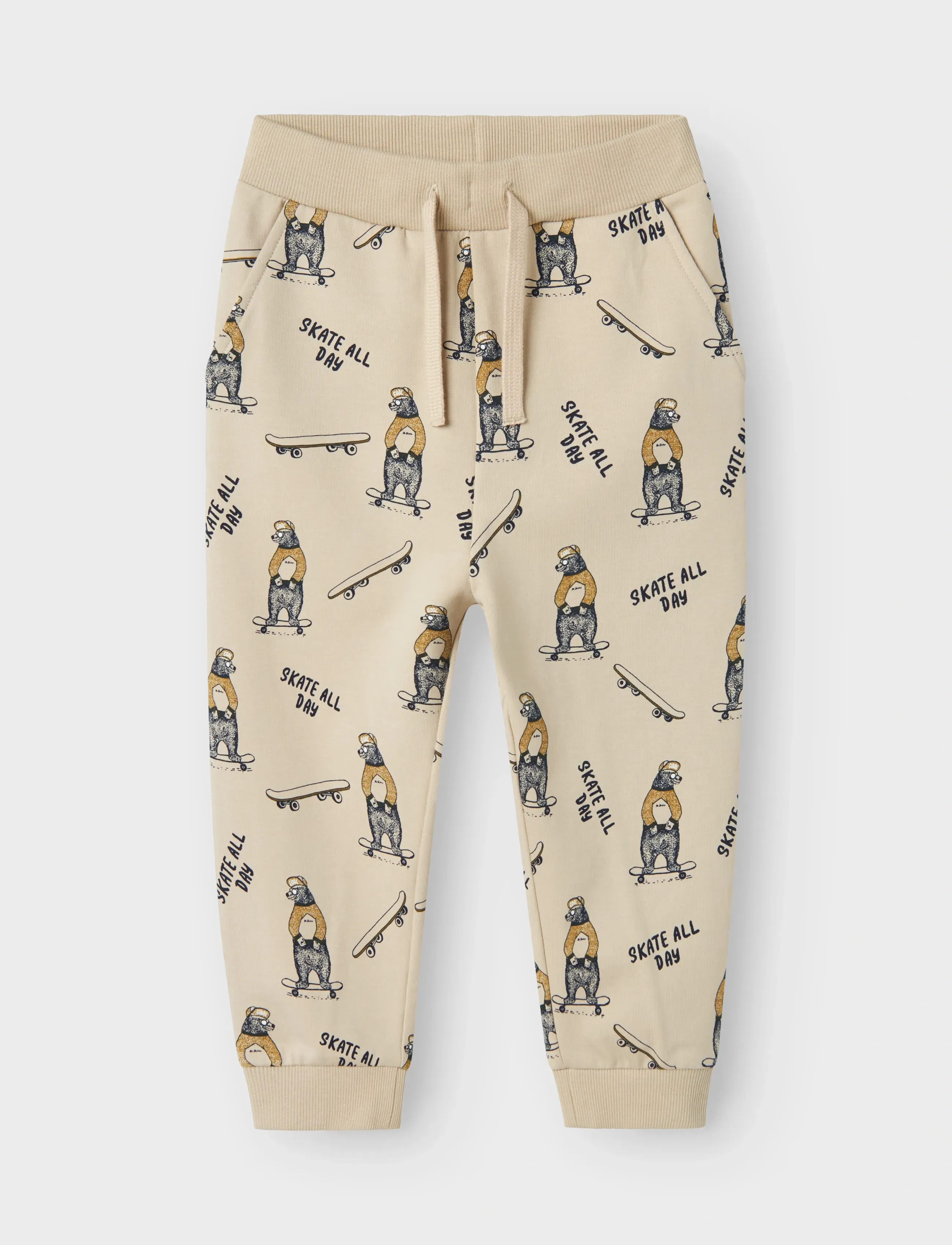 name it - NMMLOGAN NREG SWEAT PANT UNB - verryttelyhousut - peyote - 3