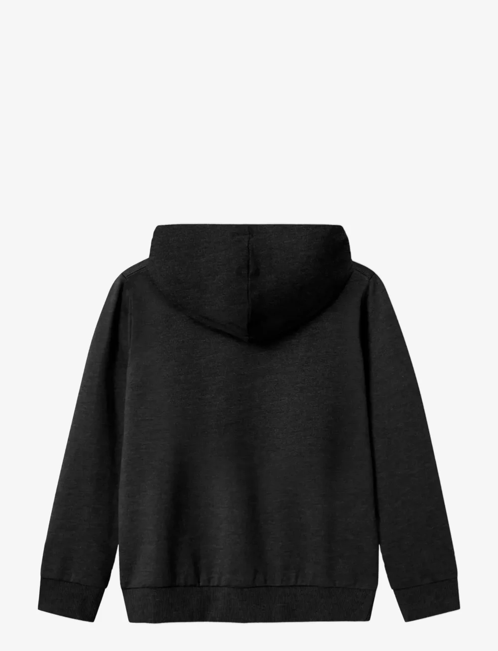 name it - NKMOLAF LS NREG SWE WH BRU PB - kapuzenpullover - black - 2