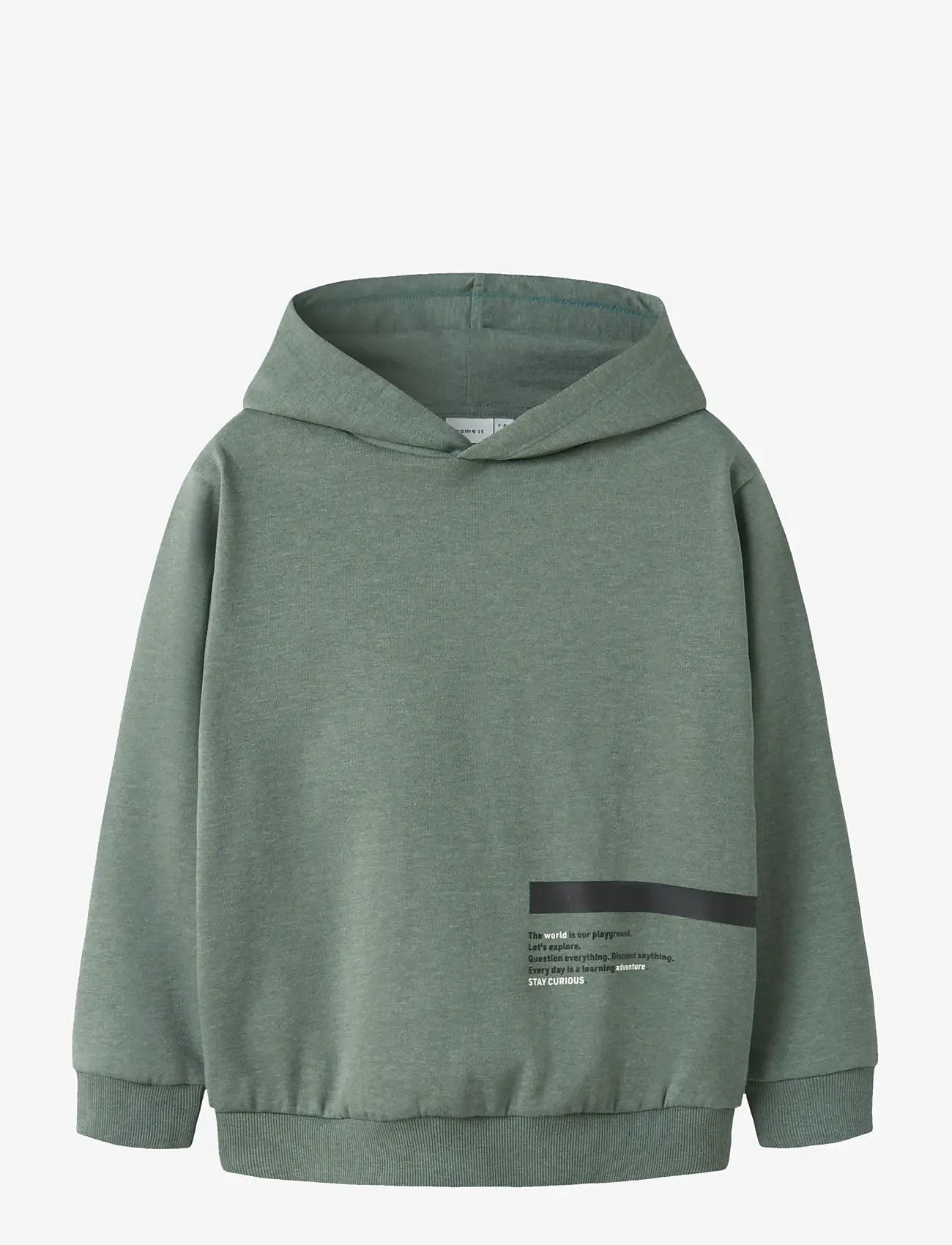 name it - NKMOLAF LS NREG SWE WH BRU PB - hættetrøjer - laurel wreath - 0