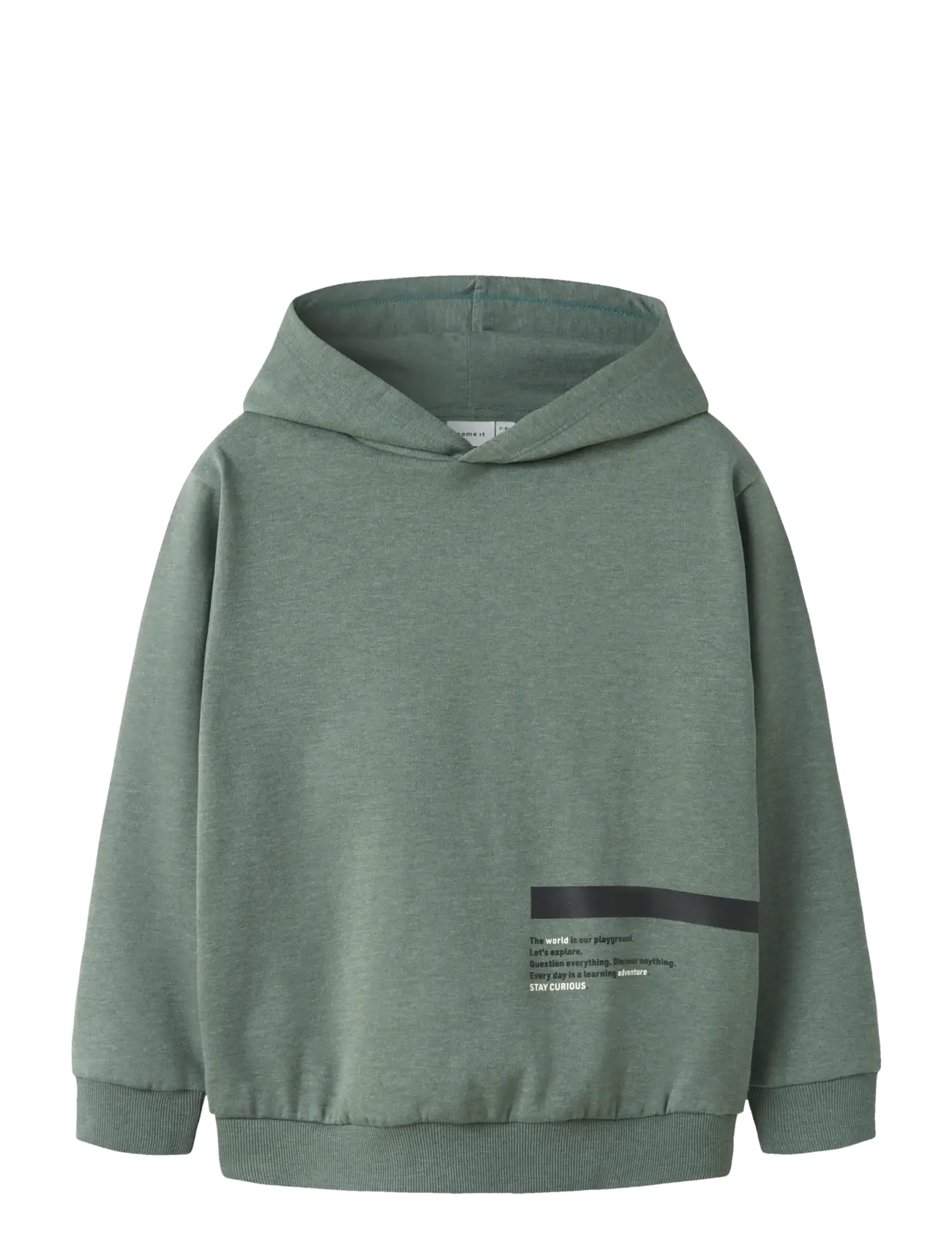 name it NKMOLAF LS NREG SWE WH BRU PB - Kläder - LAUREL WREATH / green