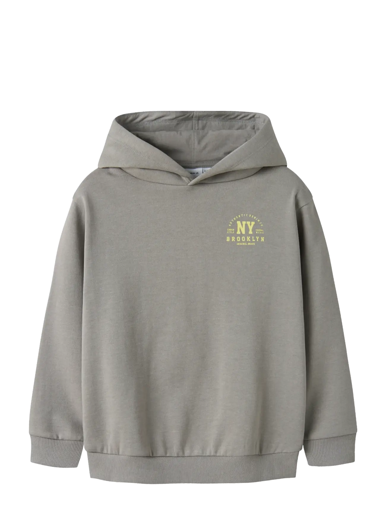 name it NKMOLAF LS NREG SWE WH BRU PB - Kläder - ROCK RIDGE / grey