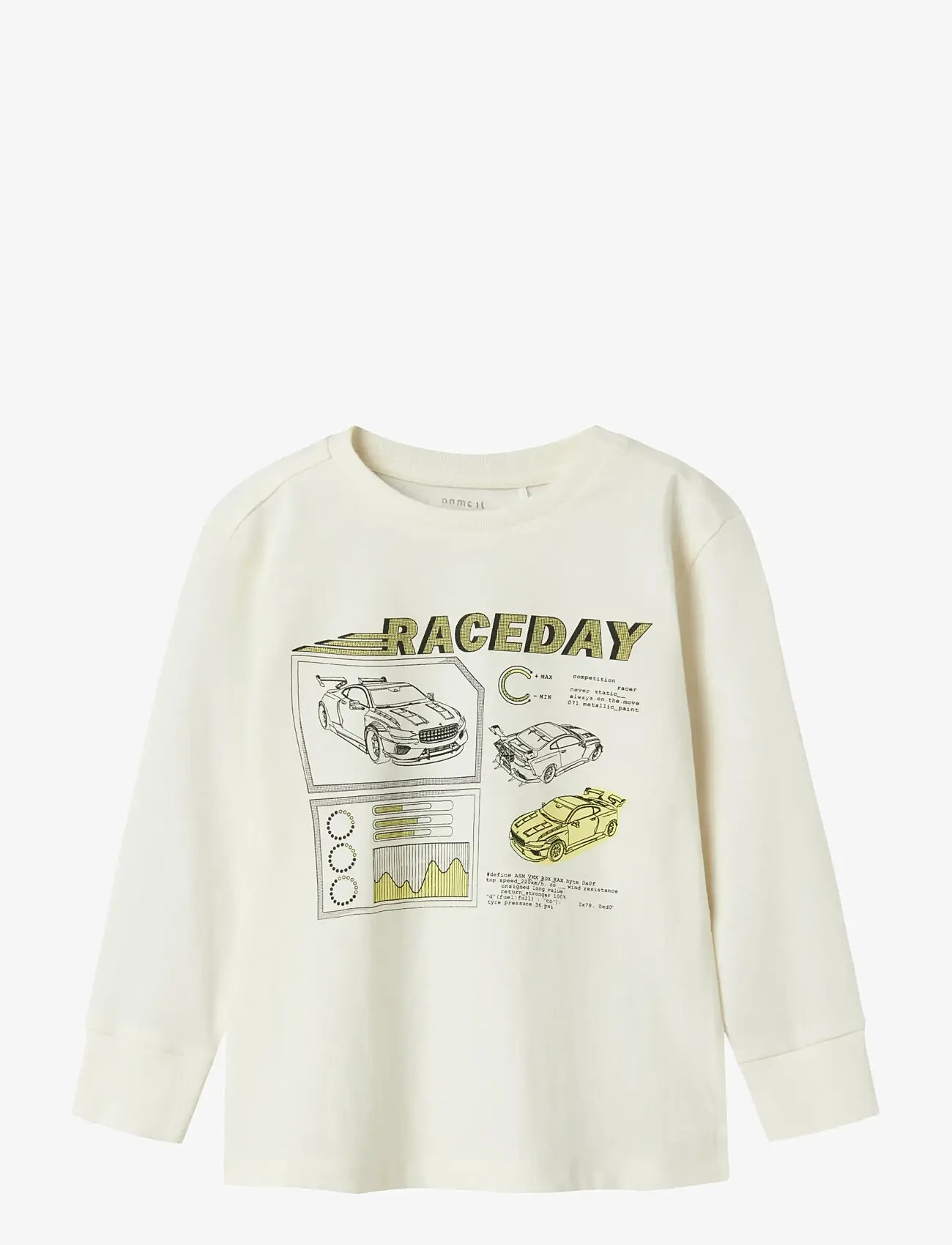 name it - NMMOBAY LS NREG TOP PB - langärmelig - coconut milk - 1