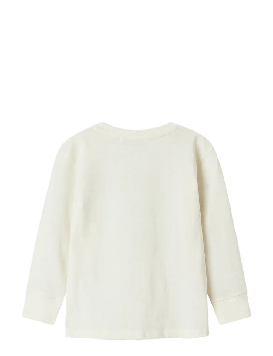 name it - NMMOBAY LS NREG TOP PB - długi rękaw - coconut milk - 2