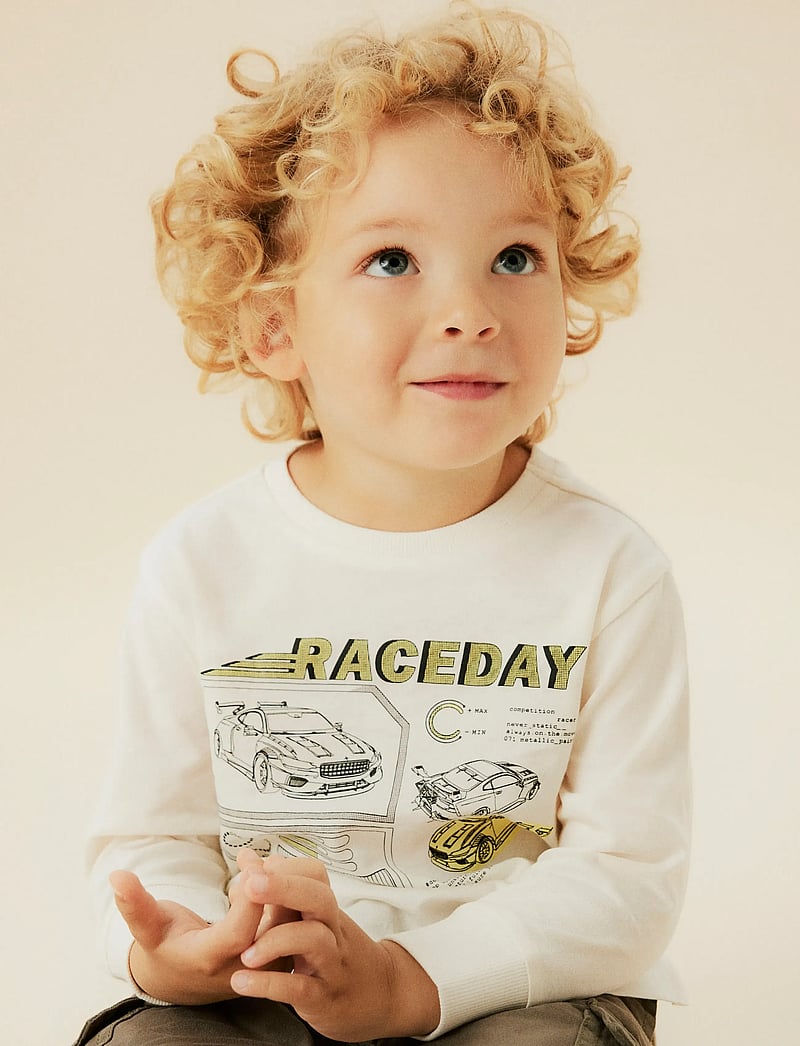 name it - NMMOBAY LS NREG TOP PB - langærmede t-shirts - coconut milk - 0