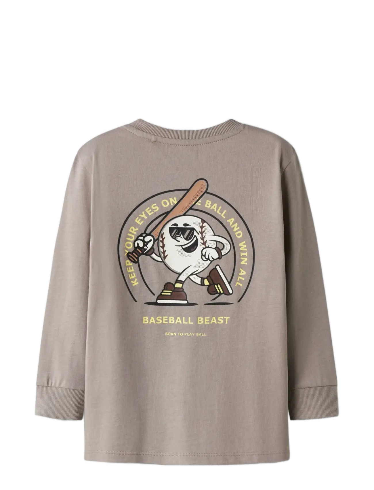 name it - NMMOBAY LS NREG TOP PB - t-shirts - rock ridge - 2