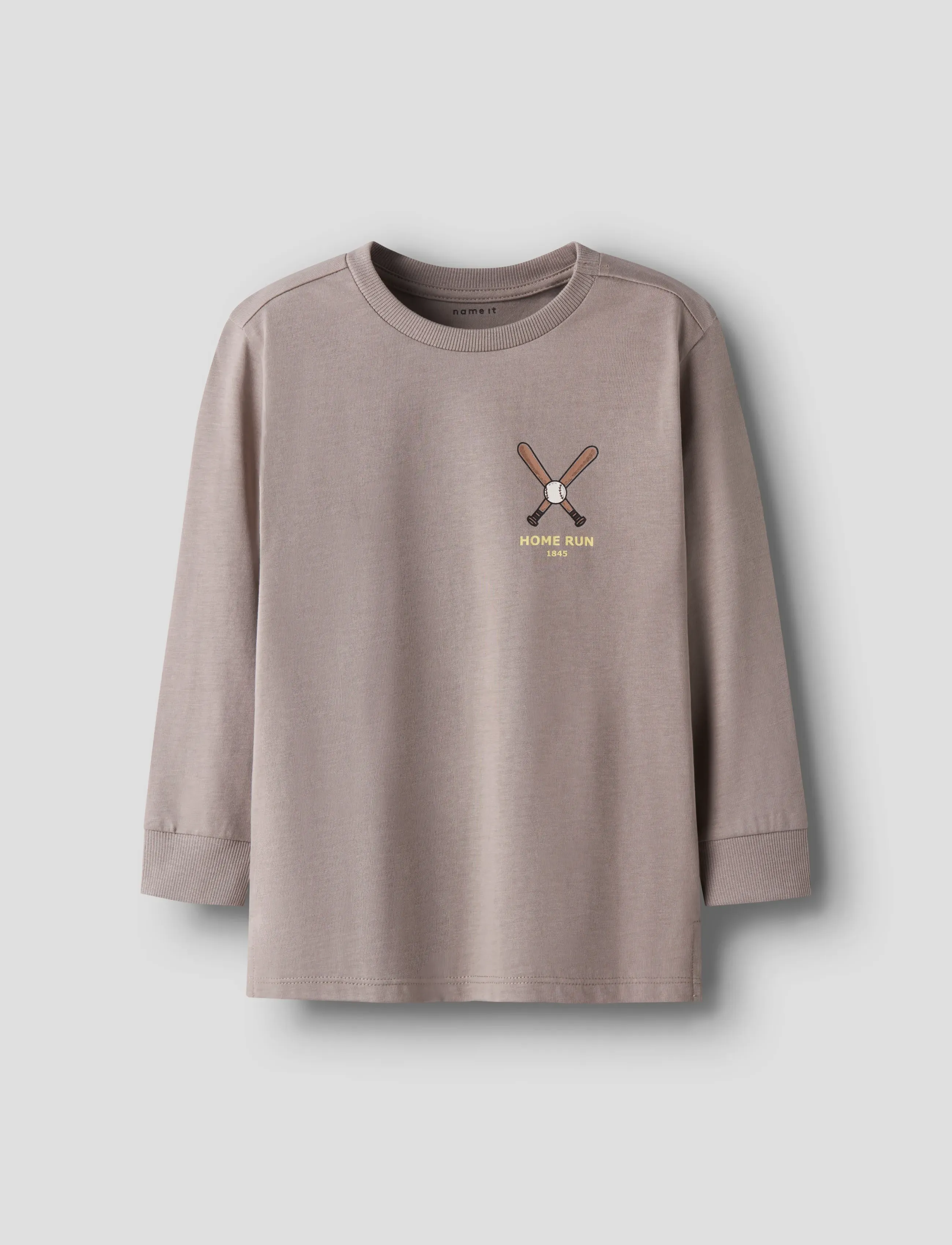 name it NMMOBAY LS NREG TOP PB - Topit ja T-paidat - ROCK RIDGE / brown