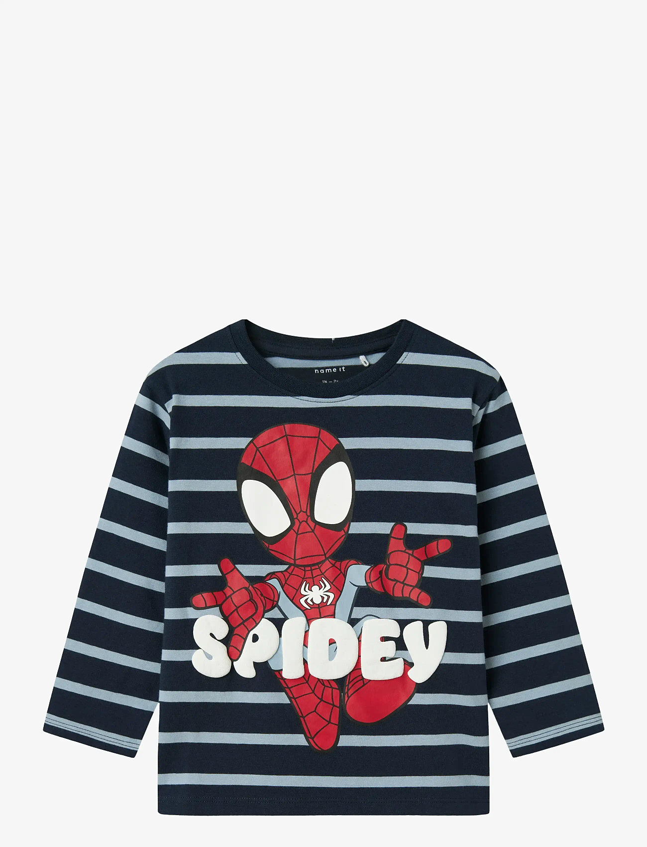 name it - NMMJOSUE SPIDER NREG SS TOP MAR - långärmade t-shirts - navy blazer - 0