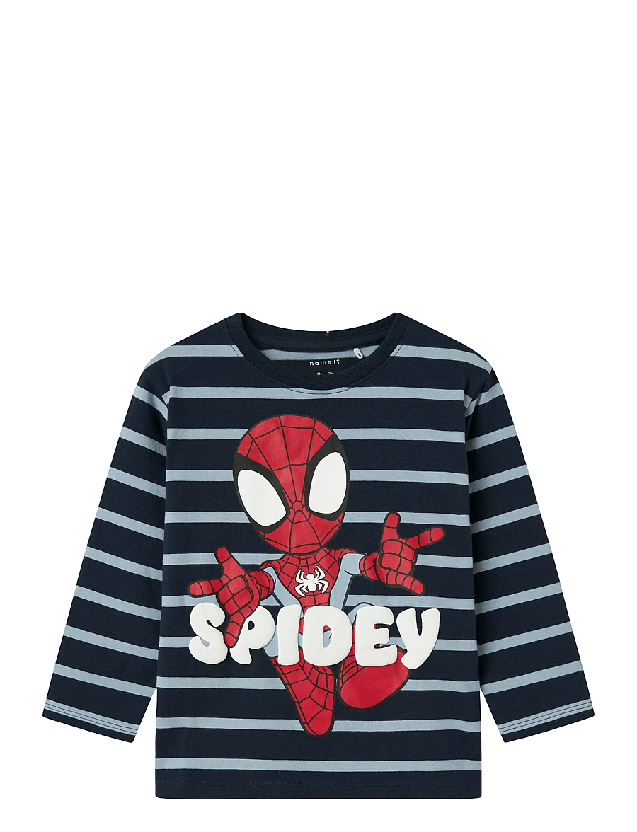 name it - NMMJOSUE SPIDER NREG SS TOP MAR - langärmelig - navy blazer - 1