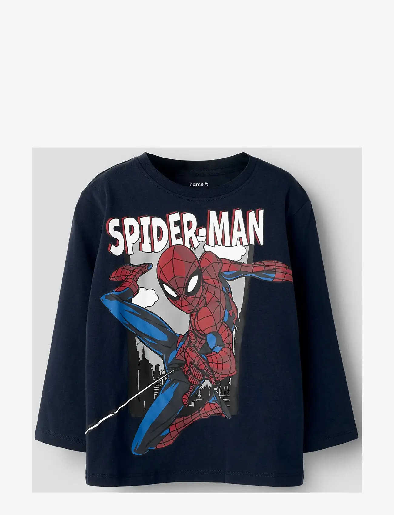 name it - NMMJUICE SPIDER NREG LS TOP NOOS MAR - langærmede t-shirts - navy blazer - 3