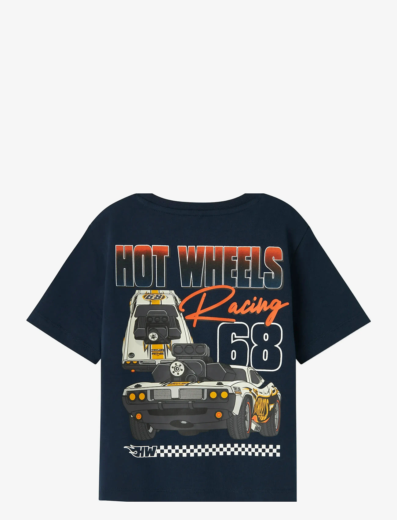 name it - NMMJORGE HOTWHEELS NREG SS TOP BOX SKY - marškinėliai trumpomis rankovėmis - navy blazer - 2