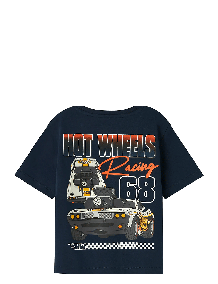 name it - NMMJORGE HOTWHEELS NREG SS TOP BOX SKY - lühikeste varrukatega t-särgid - navy blazer - 2