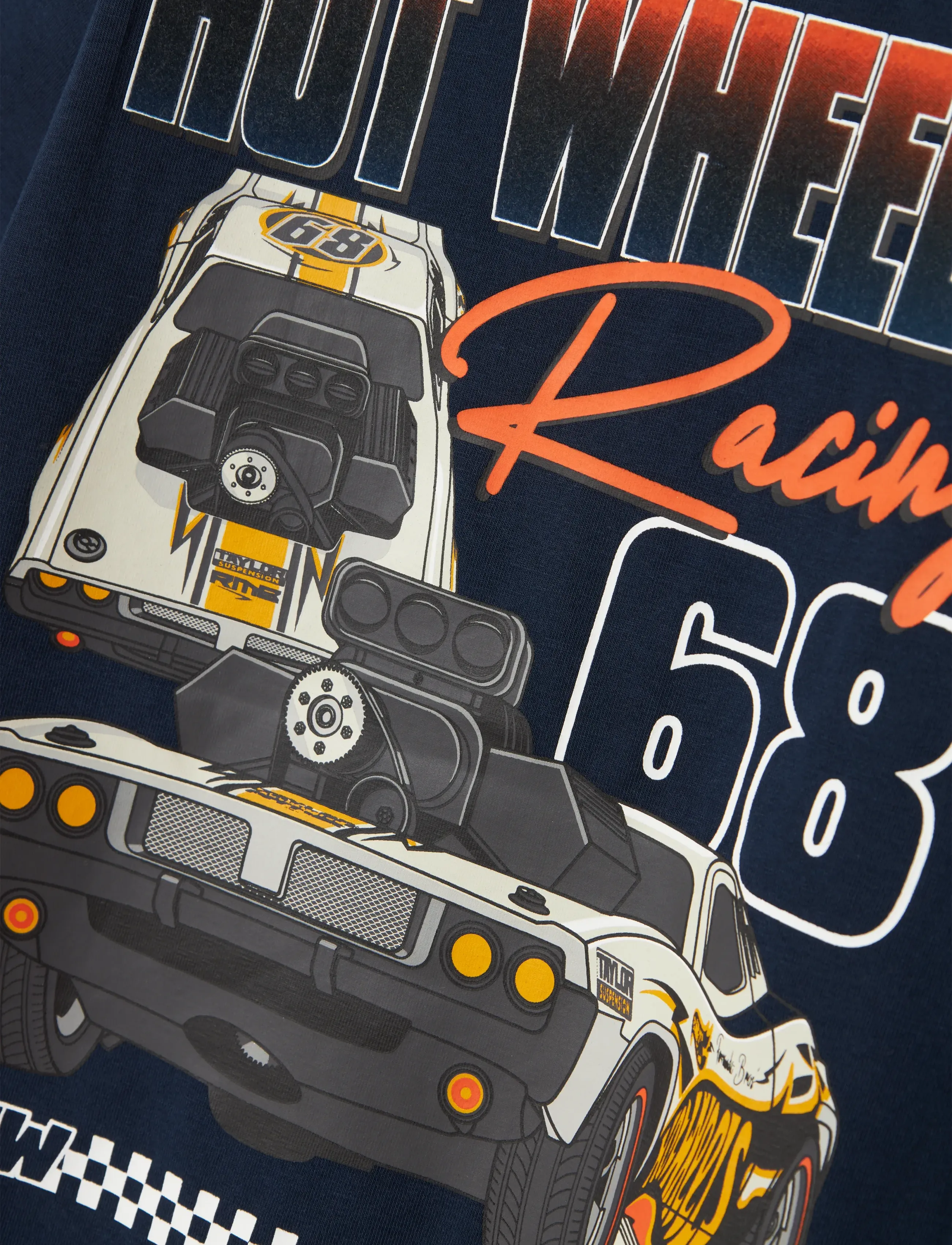 name it - NMMJORGE HOTWHEELS NREG SS TOP BOX SKY - short-sleeved t-shirts - navy blazer - 3