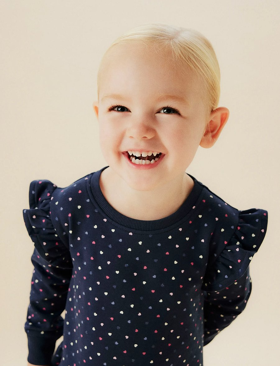name it - NMFOEANA LS SWE DRESS BRU PB - pikkade varrukatega vabaaja kleidid - mood indigo - 0