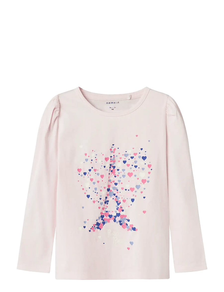 name it - NMFOLLIA LS TOP PB - długi rękaw - cradle pink - 1