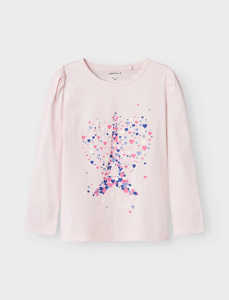 name it - NMFOLLIA LS TOP PB - långärmade t-shirts - cradle pink - 0