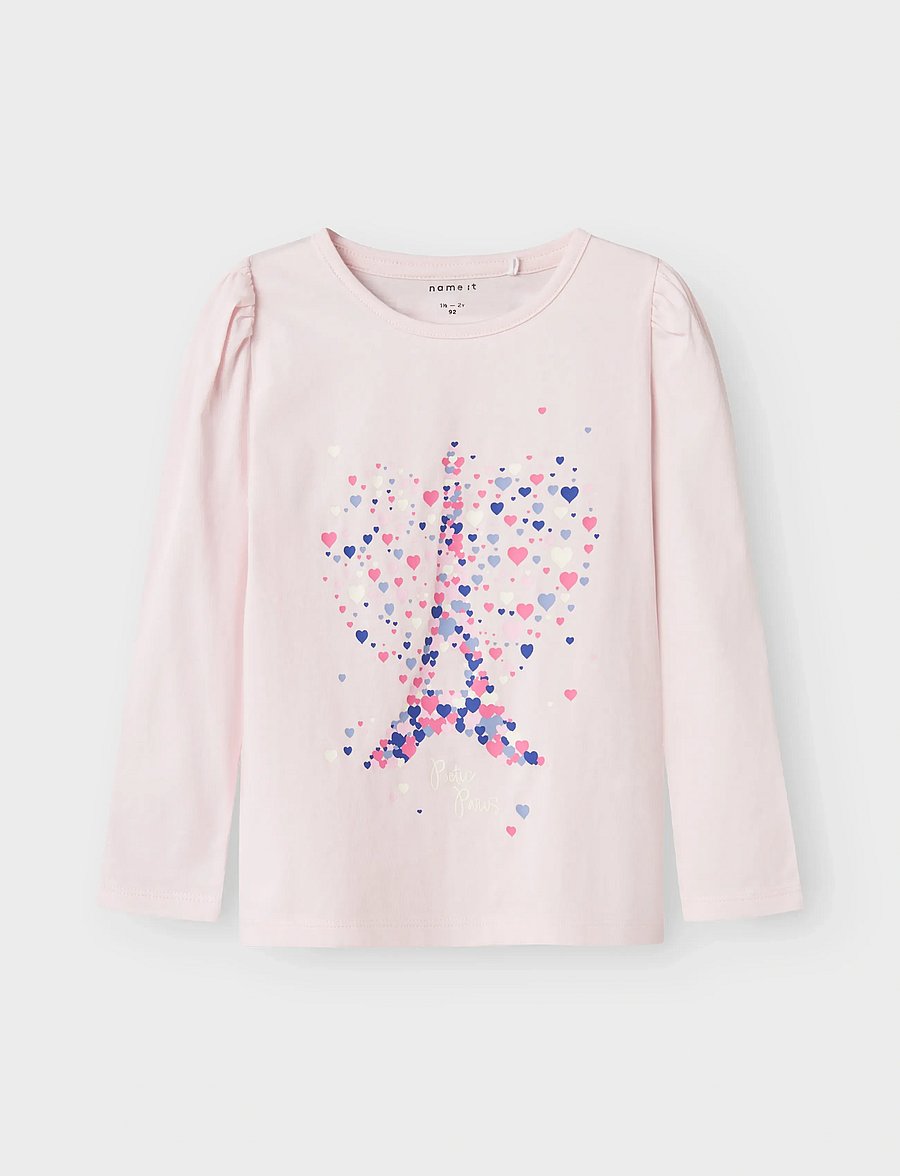 name it - NMFOLLIA LS TOP PB - długi rękaw - cradle pink - 0