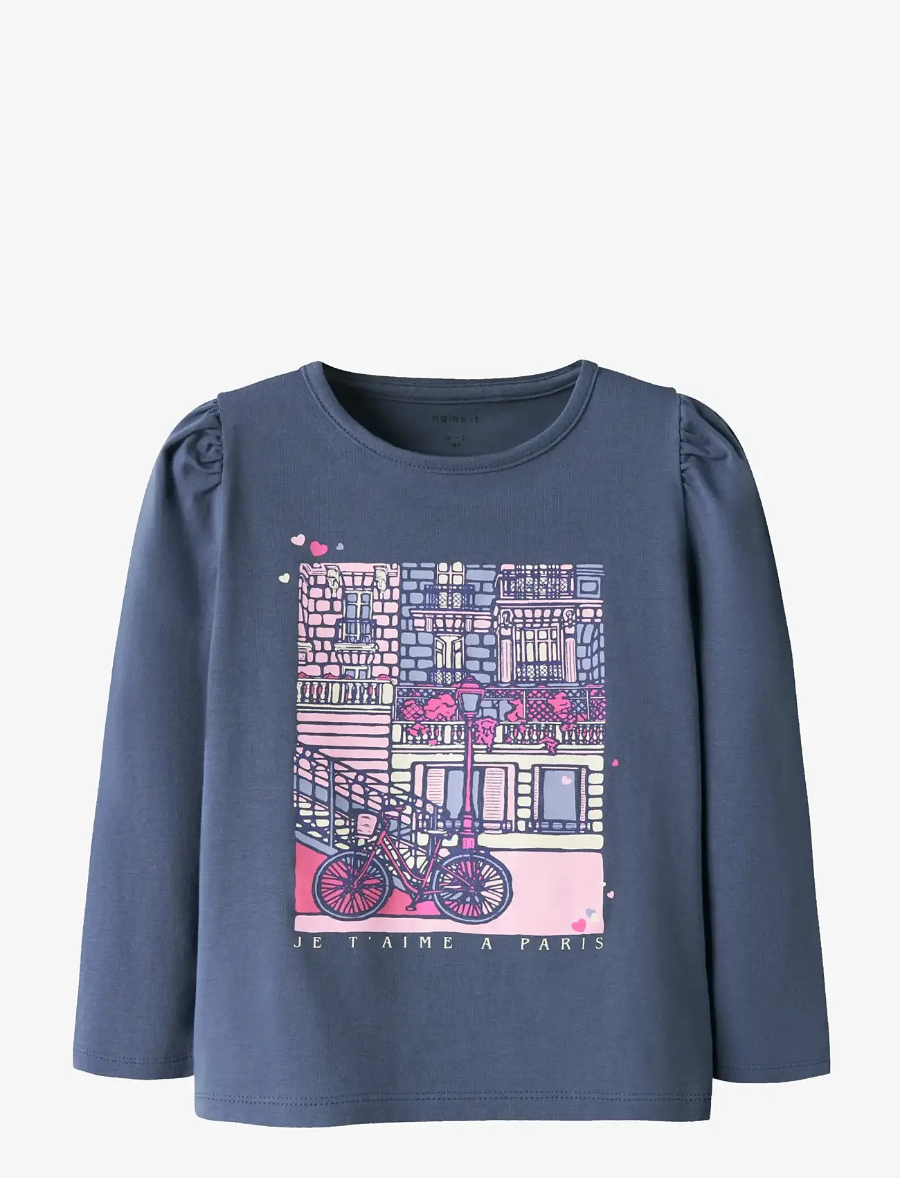 name it - NMFOLLIA LS TOP PB - sügisesed riided - vintage indigo - 0