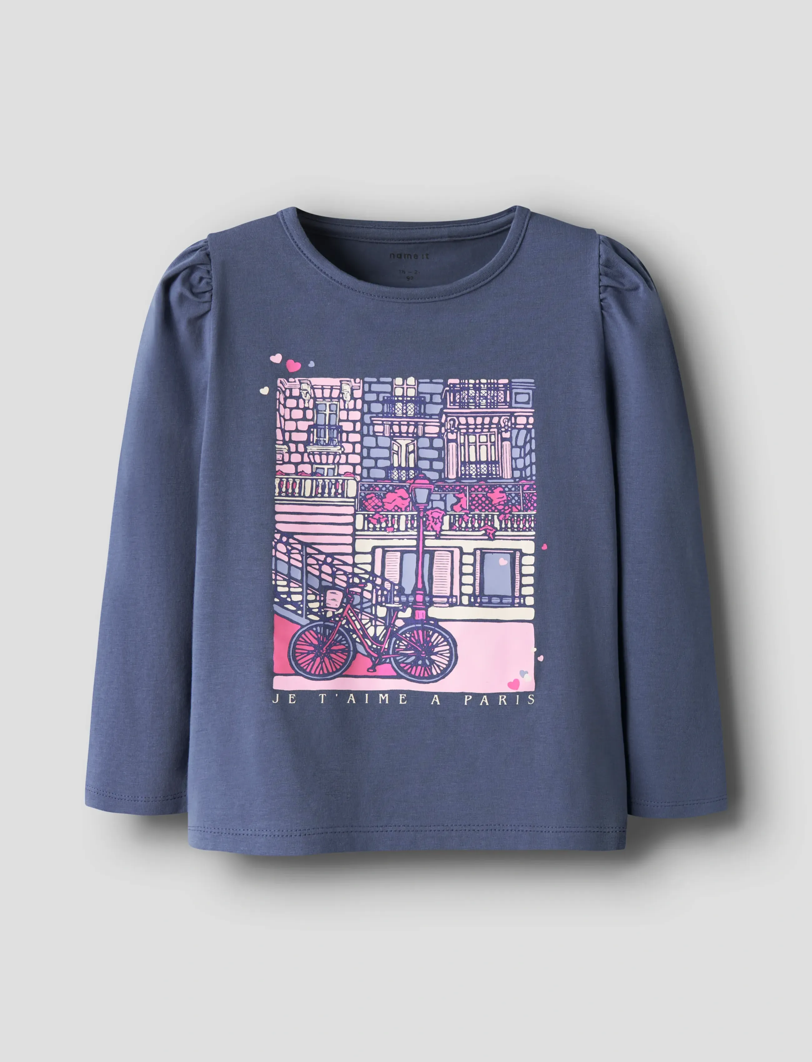 name it NMFOLLIA LS TOP PB - Toppe og t-shirts - VINTAGE INDIGO / blue