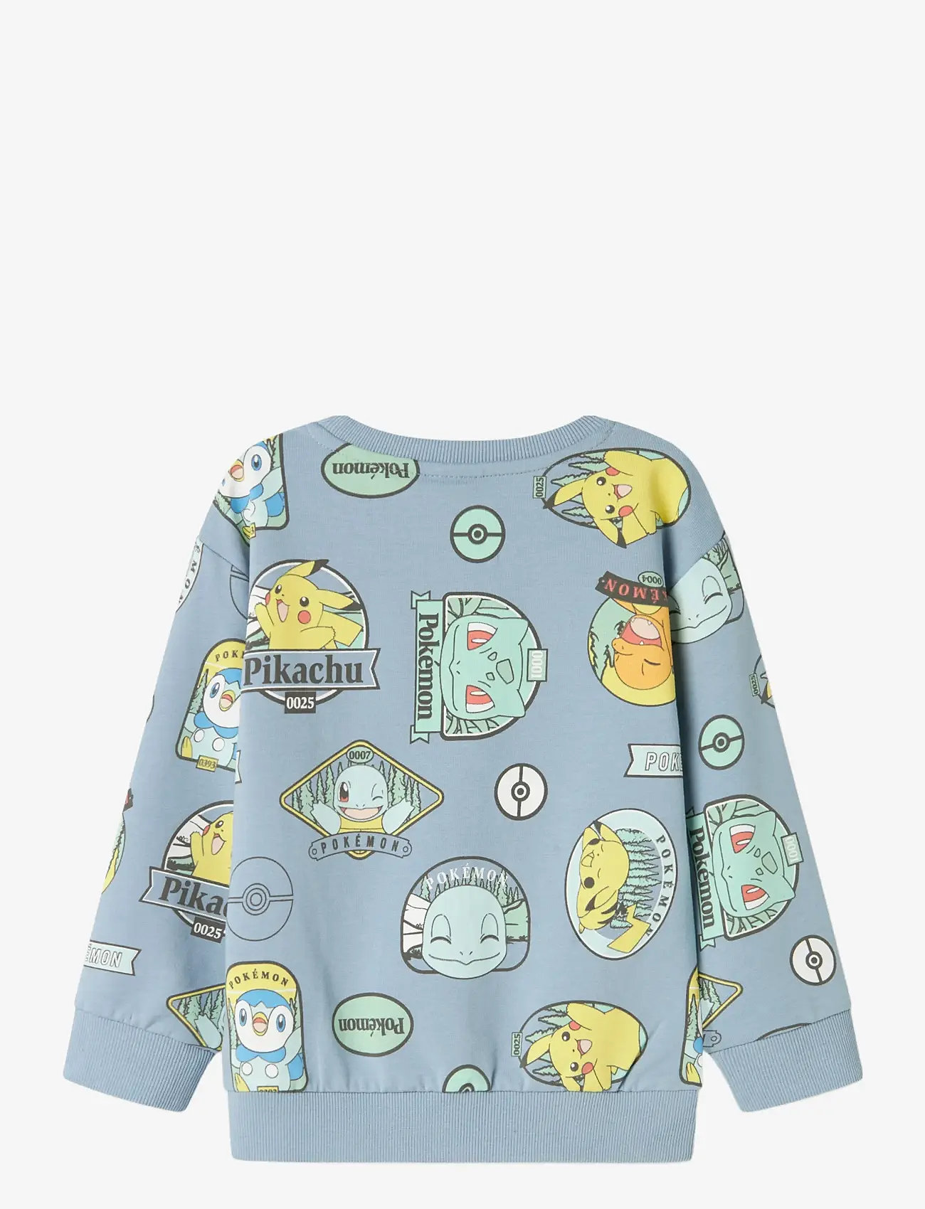 name it - NMMJAZY POKEMON NREG SWEAT UNB SKY - sweatshirts - dusty blue - 1
