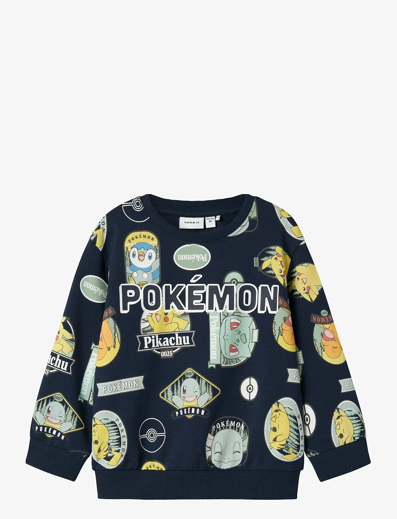 name it - NMMJAZY POKEMON NREG SWEAT UNB SKY - sweatshirts - navy blazer - 0