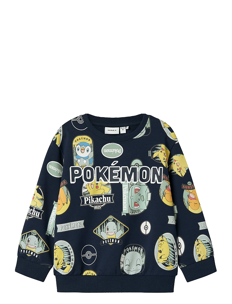 name it - NMMJAZY POKEMON NREG SWEAT UNB SKY - sweatshirts - navy blazer - 0