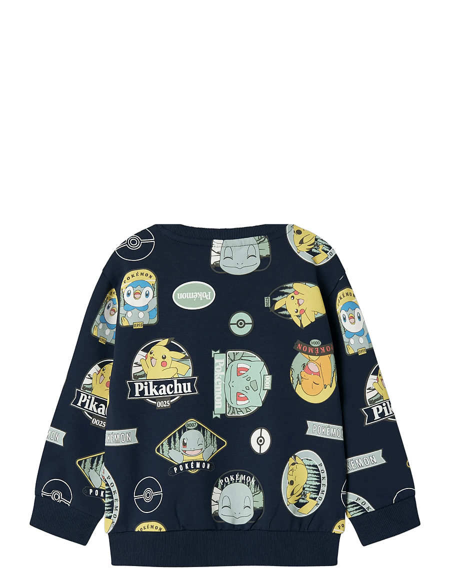 name it - NMMJAZY POKEMON NREG SWEAT UNB SKY - sweatshirts - navy blazer - 1