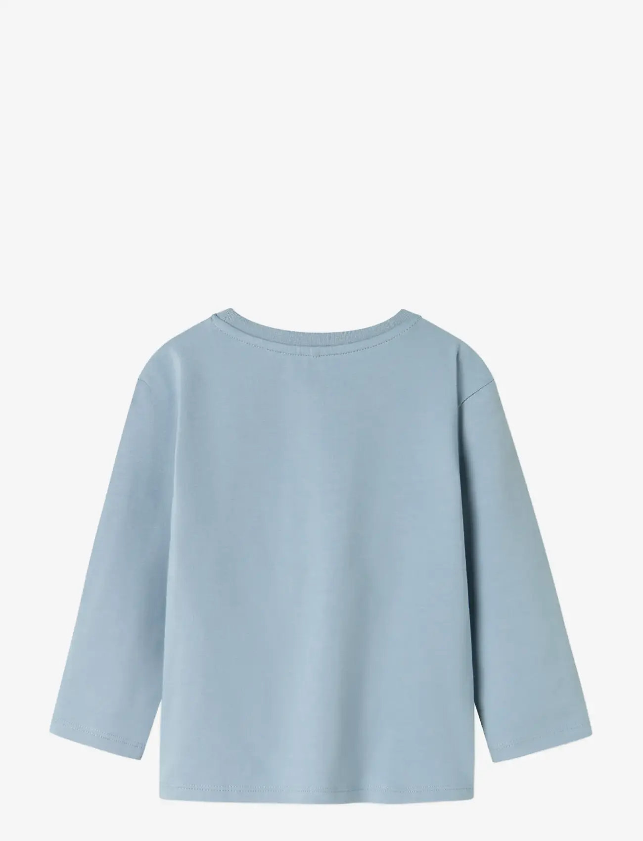 name it - NMMJUNES SUPERMAN NREG LS TOP WAB - long-sleeved t-shirts - dusty blue - 2