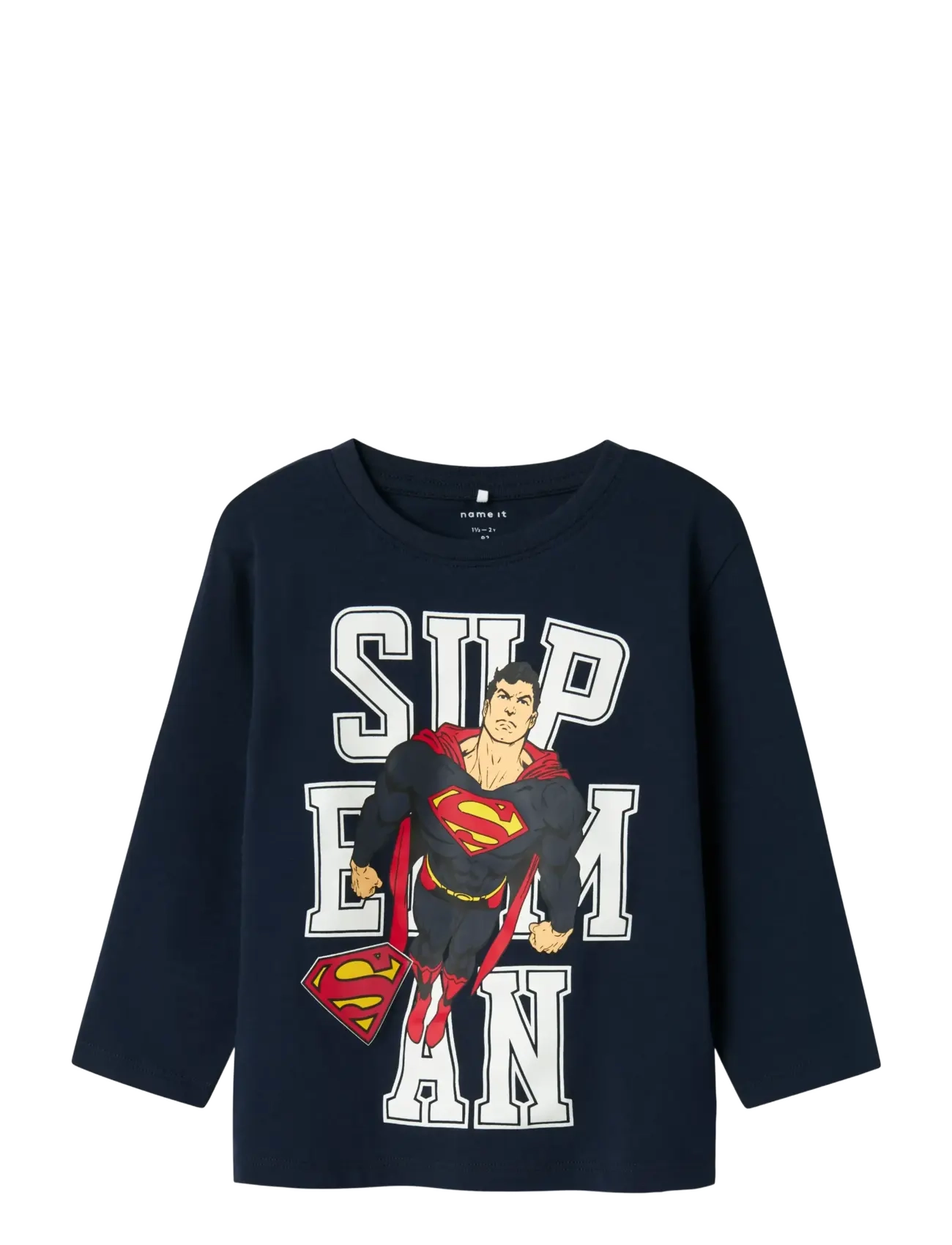 name it NMMJUNES SUPERMAN NREG LS TOP WAB - Överdelar - NAVY BLAZER / navy