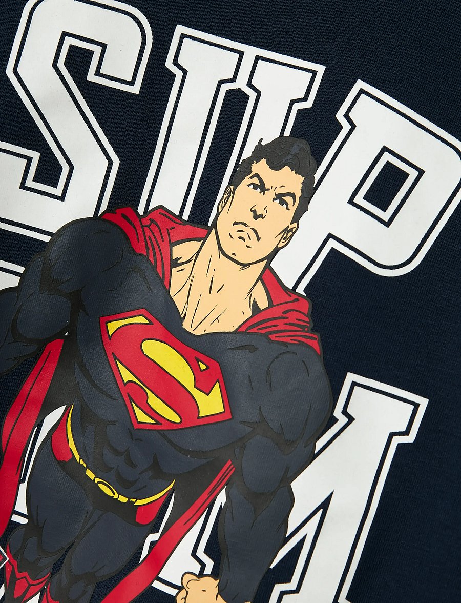 name it - NMMJUNES SUPERMAN NREG LS TOP WAB - pikkade varrukatega t-särgid - navy blazer - 4