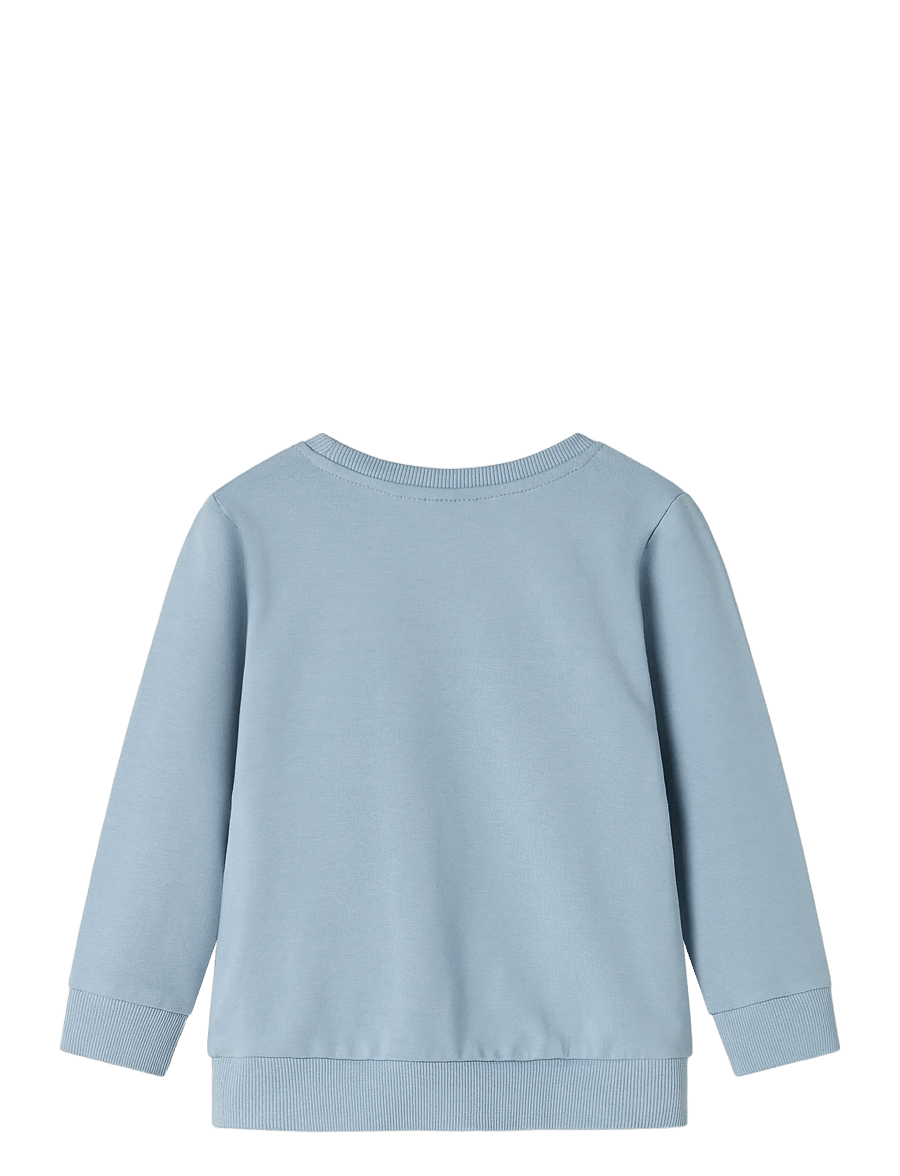 name it - NMMJAAKO PAW SWEAT UNB CPLG - sporta džemperi - dusty blue - 1