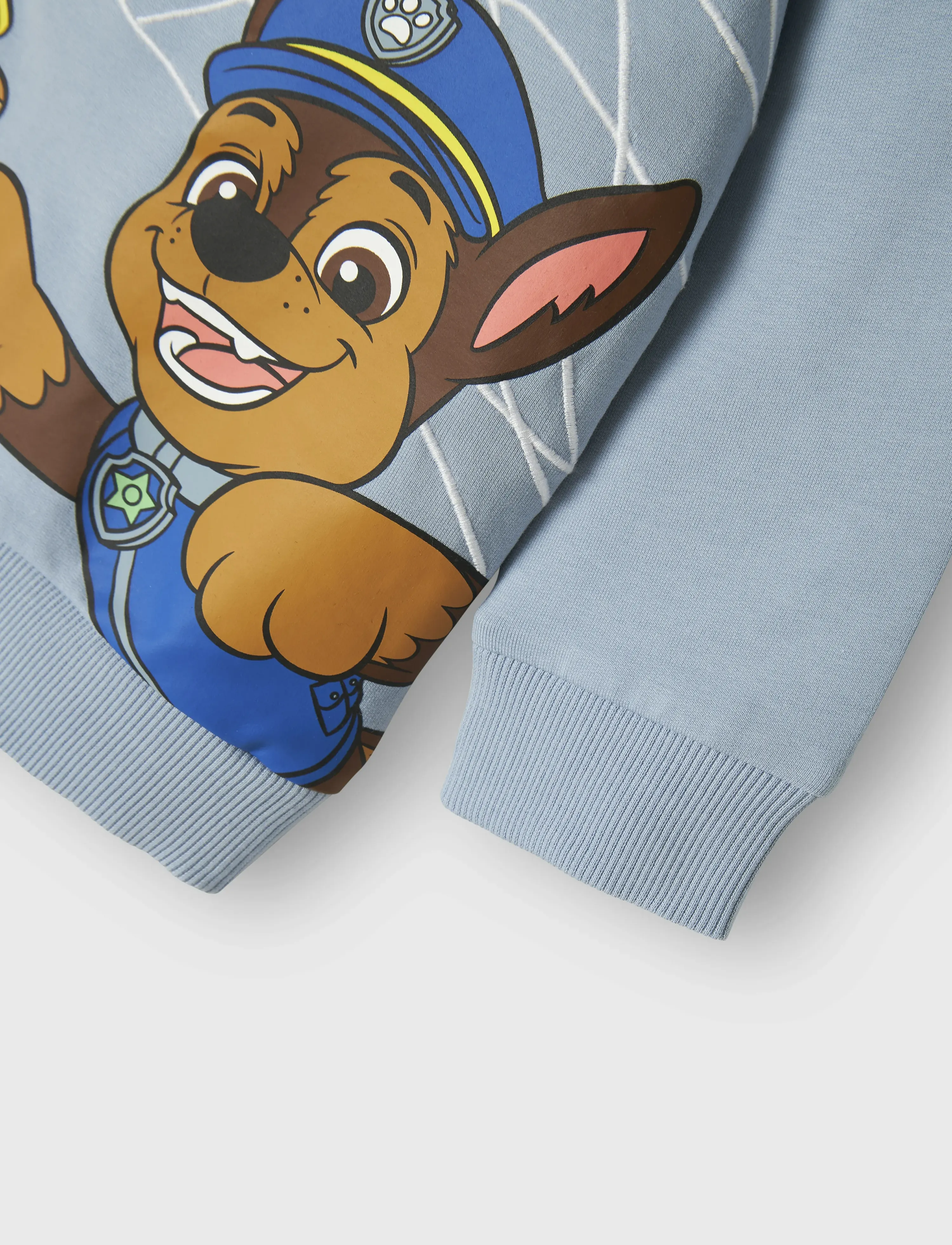 name it - NMMJAAKO PAW SWEAT UNB CPLG - dressipluusid - dusty blue - 2