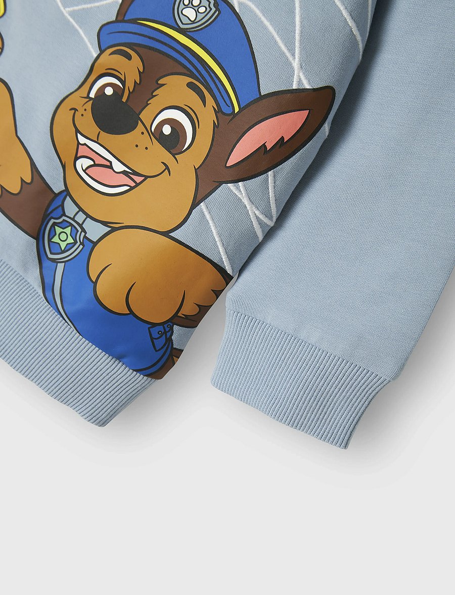 name it - NMMJAAKO PAW SWEAT UNB CPLG - sporta džemperi - dusty blue - 2